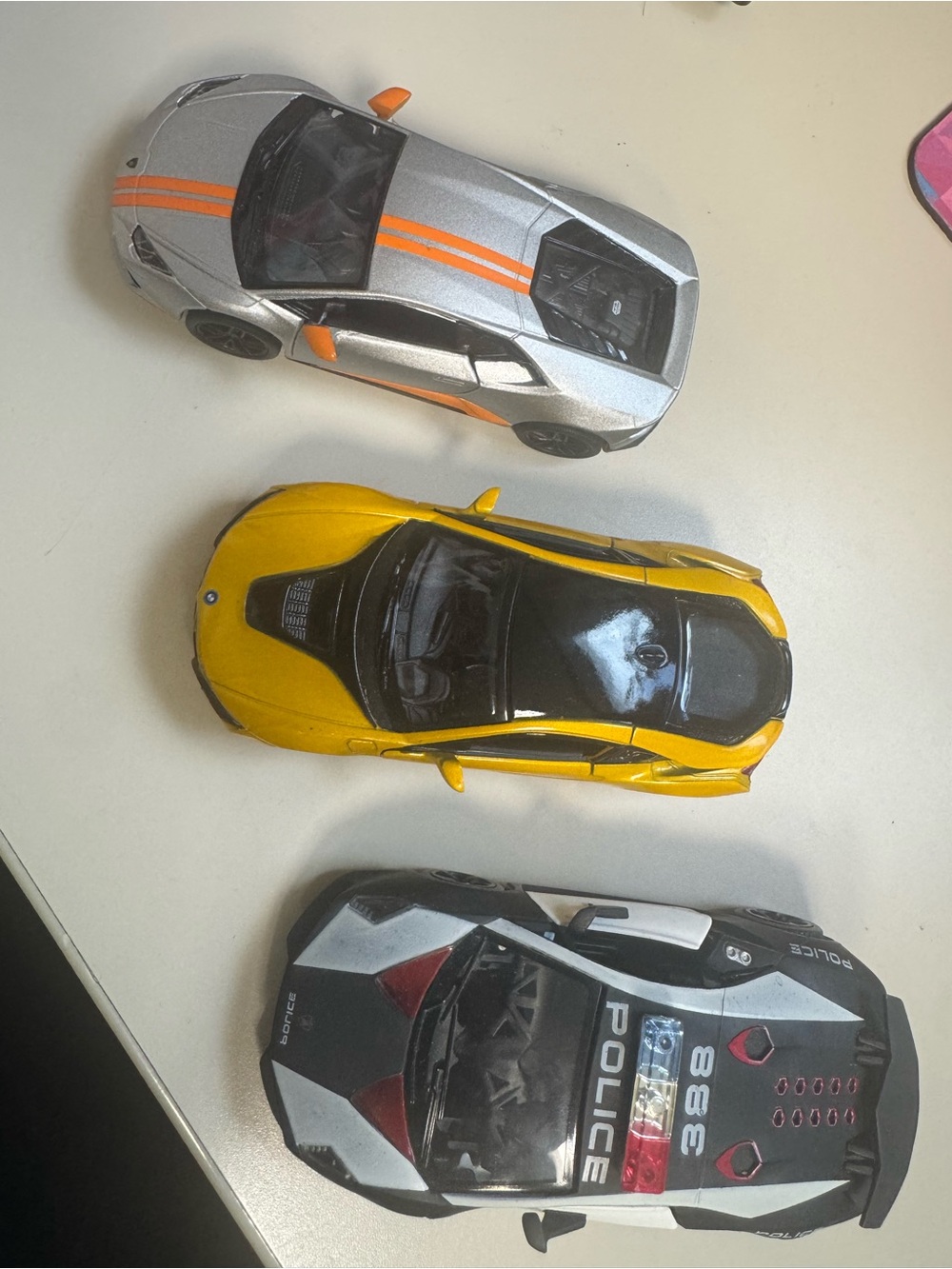Set of 3 Cars! 2 LAMBORGHINI and 1 BMW i8!